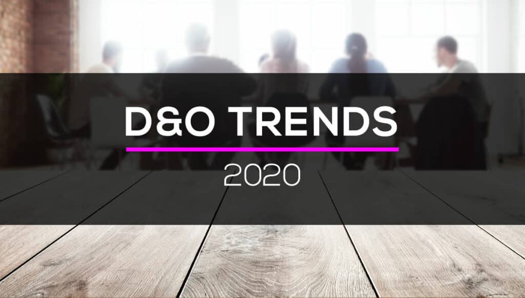 D&O Insurance Pricing Trends 2020